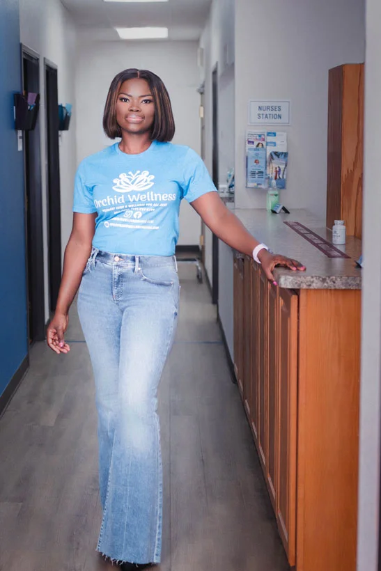 Chelsea Asante, FNP-C, Family Nurse Practitioner and Founder of Orchid Wellness